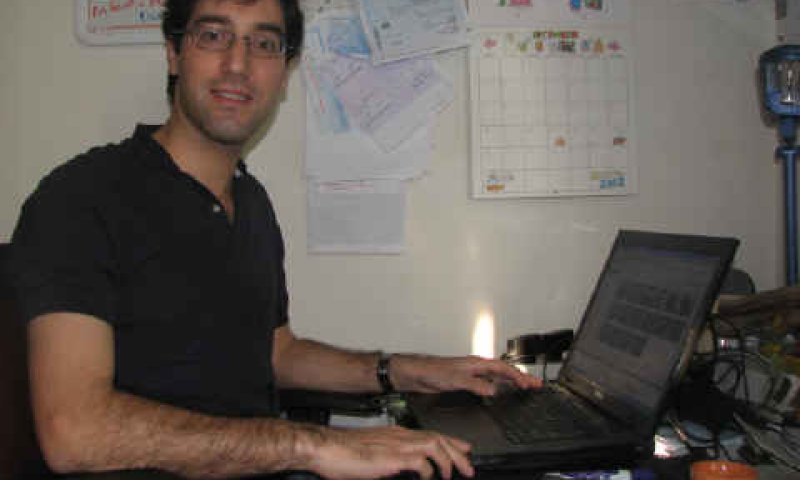 תלמיד המחקר אורן צור [צילום: אורן צור]