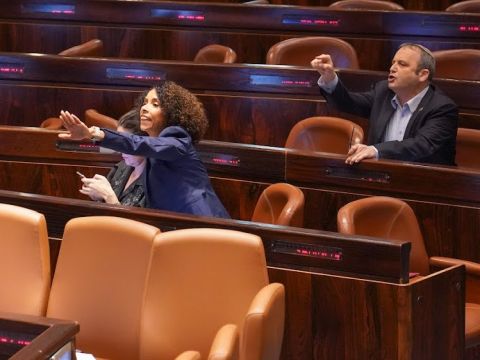 מחאת הח"כים מהעבודה [דני שם-טוב/דוברות הכנסת]