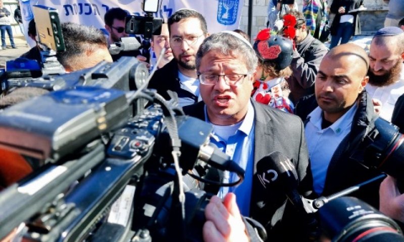 בן גביר בשכונת שייח' ג'ראח, הבוקר