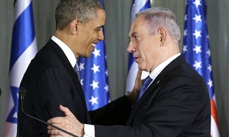נתניהו ואובמה במסיבת העיתונאים [צילום: AP]