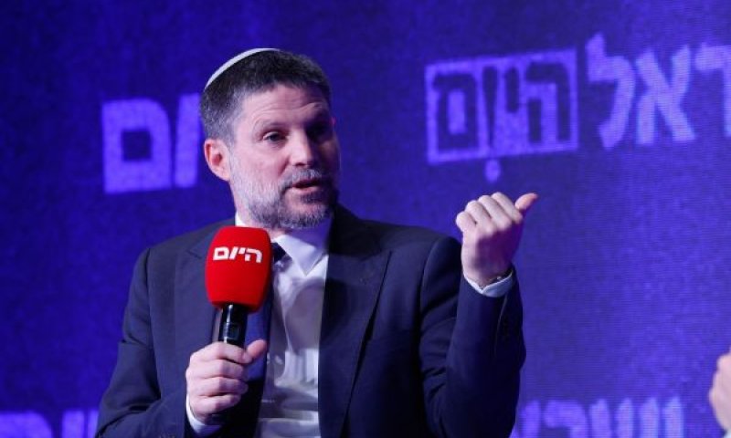 סמוטריץ'. להקים ישובים ברצועת עזה [צילום: אורן בן-חקון/ישראל היום]