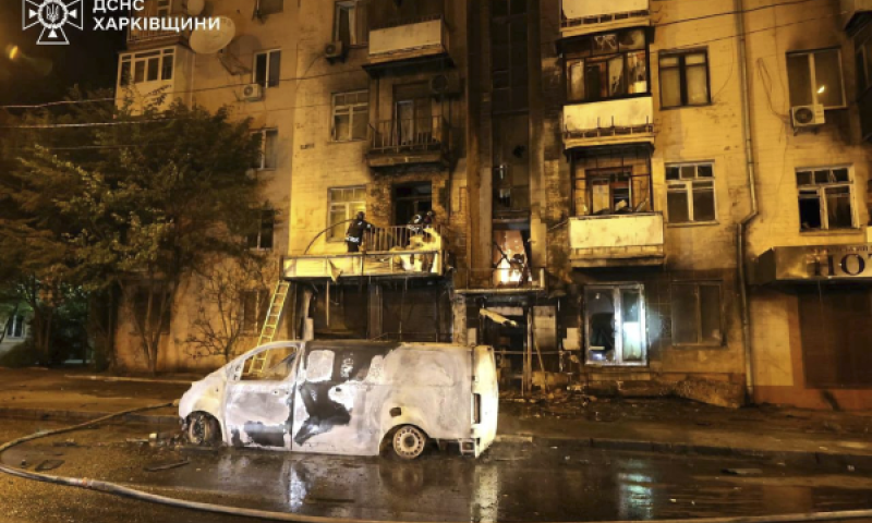 הפגיעות בחרקיב, אוקראינה [צילום: שירות החירום האוקראיני/AP]