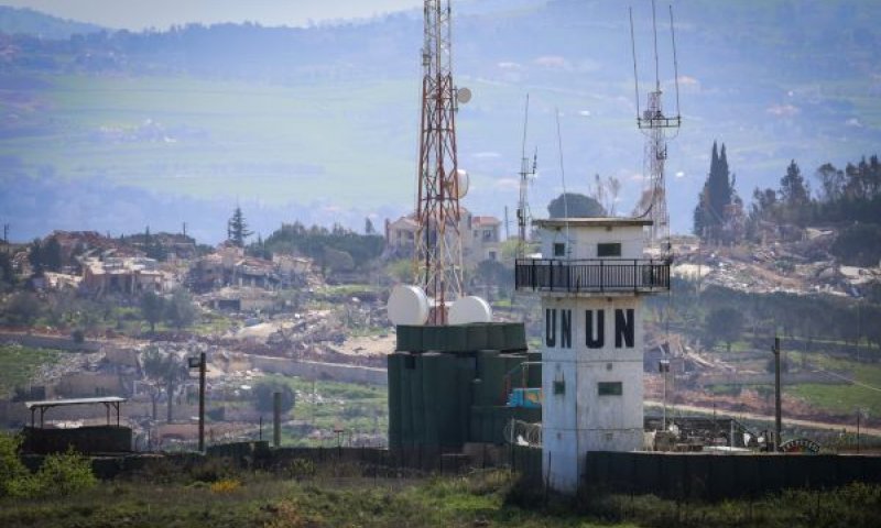 עמדת יוניפיל בדרום לבנון [צילום: דוד כהן/פלאש 90]