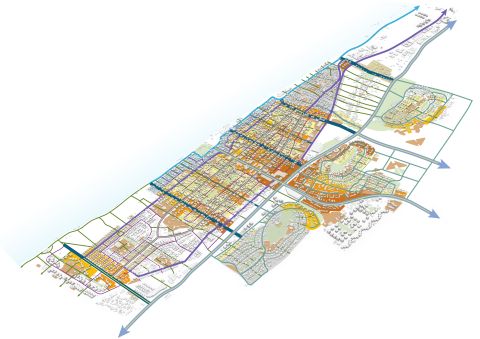 השלד העירוני בנהריה בשנת 2040