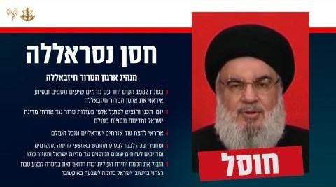 נסראללה. צבר כוח מול ישראל [צילום: דובר צה"ל]