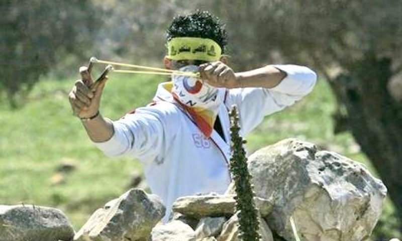 תמונה מן ההתפרעות ליד ברכה [צילום: AP]