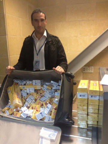 [צילום: מכס נתב"ג]