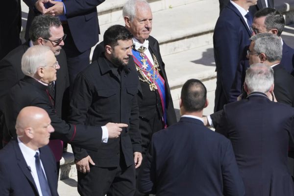 נשיא אוקראינה ולדימיר זלנסקי [צילום: AP/מרקוס שרייבר]