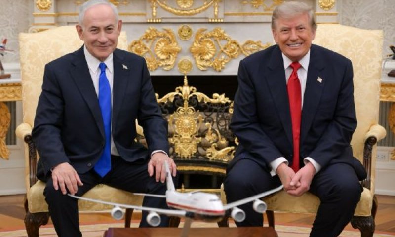 טראמפ, נתניהו. דיווח והחלפת דעות [צילום: מעיין טואף/לע"מ]