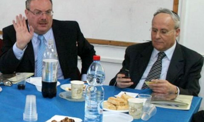 אורלב והרשקוביץ. וגר זאב עם כבש [צילום: פלאש 90]
