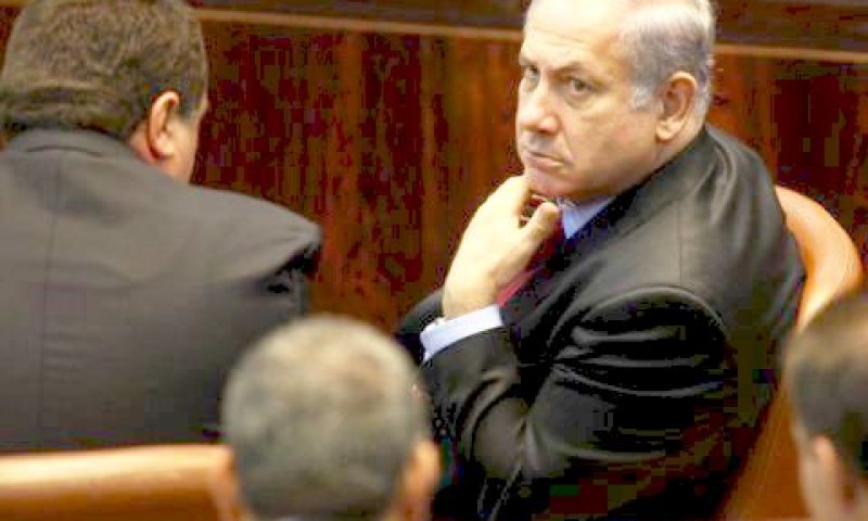נתניהו בכנסת [צילום: פלאש 90]