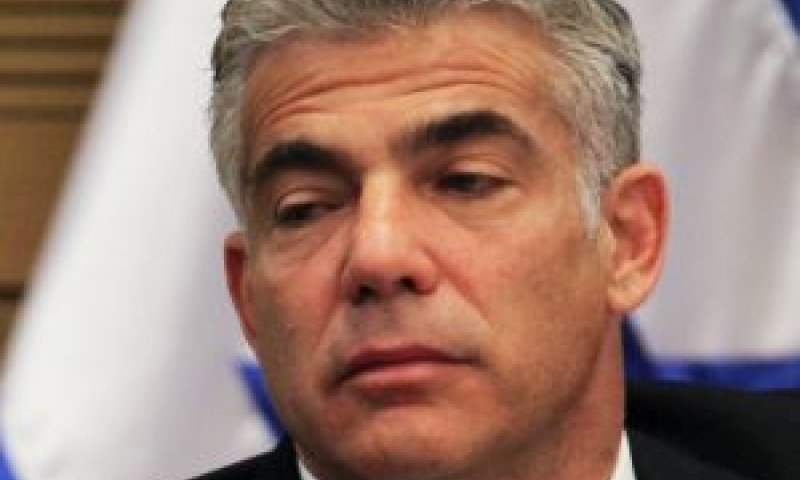 לפיד. נתונים שונים משהציג האוצר [צילום: פלאש 90]