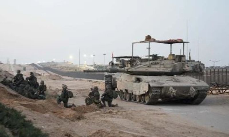 צה"ל לא יסוג מציר פילדלפי [צילום: דובר צה''ל]