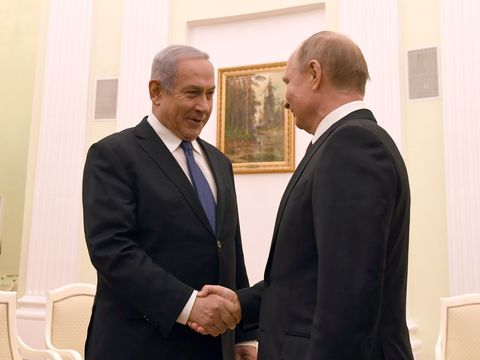 נתניהו בפגישה עם פוטין. הגיע להודות [צילום: חיים צח/לע"מ]
