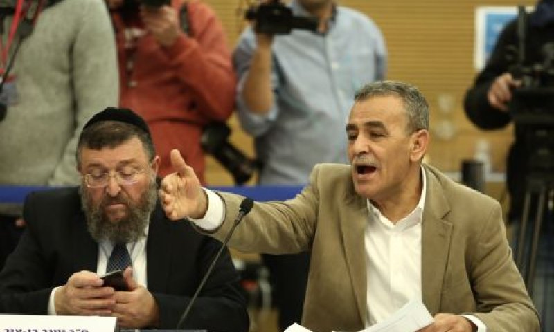 זחאלקה ובן-צור [צילום: איציק הררי, דוברות הכנסת]