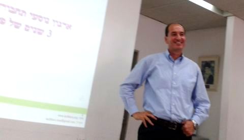 מאיר חן בהרצאה ראשונה כראש הרשות הארצית לתחבורה ציבורית
