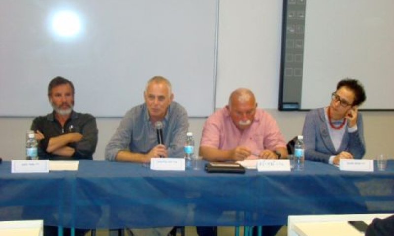 משתתפי הפנאל בנושא הודאות שווא [צילום: דוברות המרכז האקדמי כרמל]
