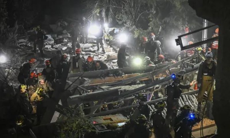 מאמצי החילוץ הסתיימו [צילום: פלאש 90]