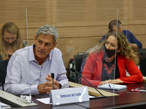 חה"כ ענבר בזק, רם בן ברק [צילום: נועם מושקוביץ/דוברות הכנסת]