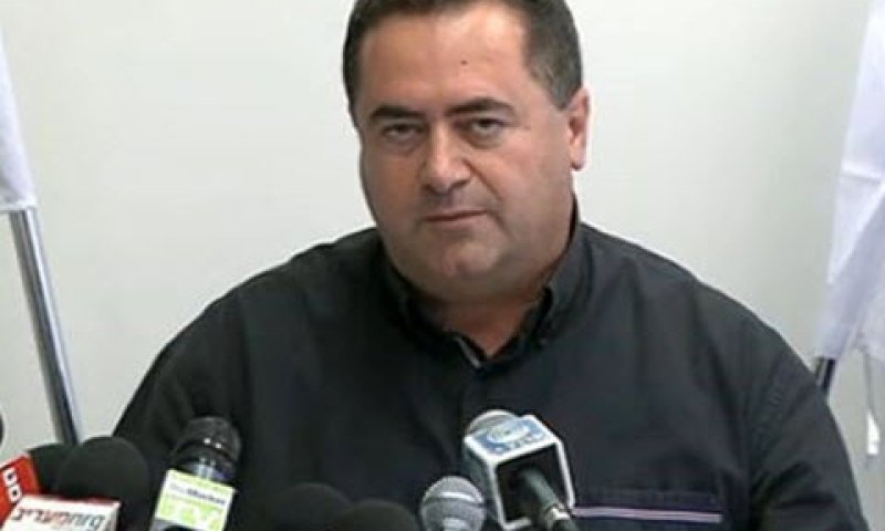 שר התחבורה ישראל כ"ץ [צילום: מן הטלוויזיה]