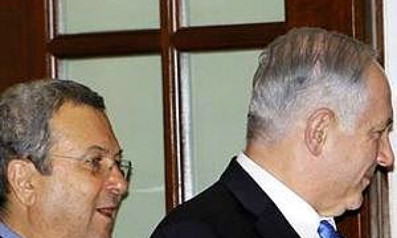 נתניהו וברק [צילום: AP]