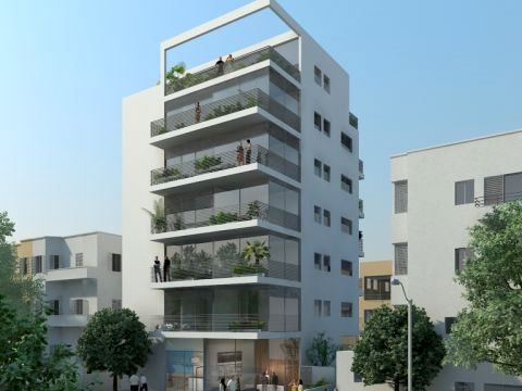 הדמיית פלורנטין פינת מסילת העולים