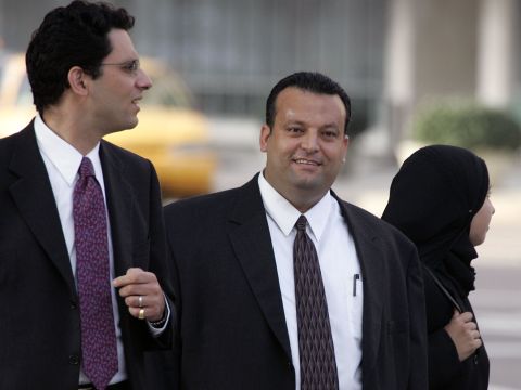חאתם נאג'י פארס מגיע לדיון [AP]