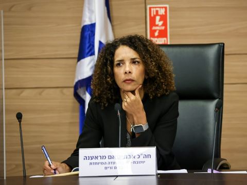 היו"ר אבתיסאם מראענה [צילום: נועם מושקוביץ/דוברות הכנסת]