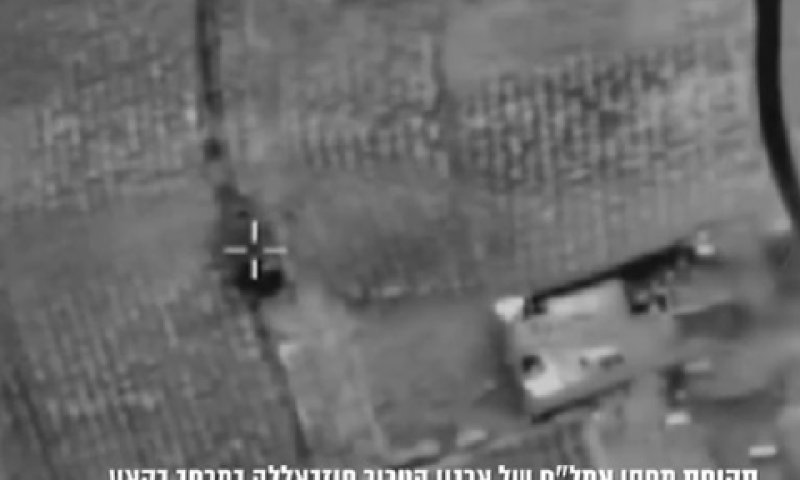 אחד מיעדי חיזבאללה שהותקף במרחב בקאע [צילום: דובר צה"ל]