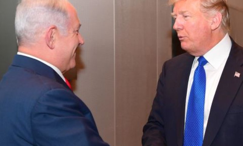 מרוץ גרעיני במזה"ת. נתניהו וטראמפ [צילום: עמוס בן גרשום/לע"ם]