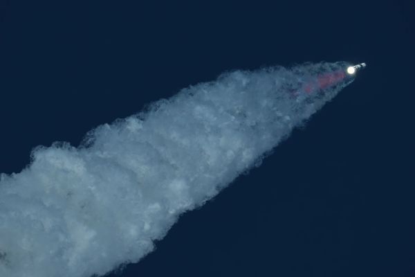 Starship של SpaceX בטיסת ניסוי מסטארבייס [צילום: AP/Eric Gay]