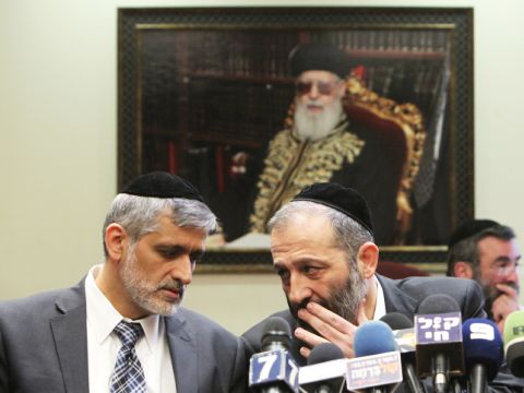 דרעי וישי. קרע בלתי ניתן לאיחוי [צילום: פלאש 90]