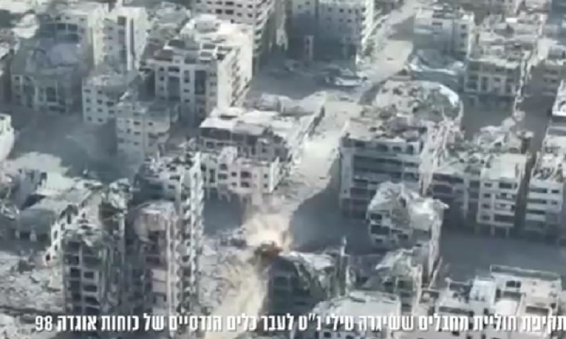 תקיפת חוליית נ"ט שניסתה לפגוע בחיילי צה"ל [צילום: דובר צה"ל]
