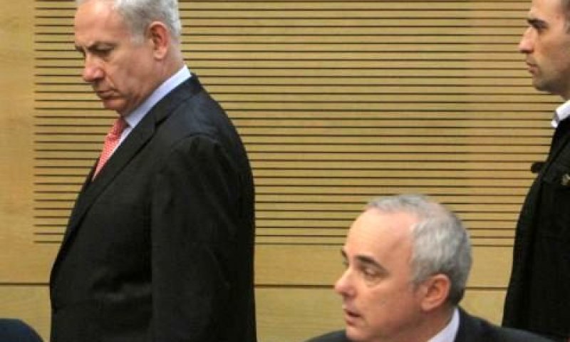 שטייניץ ונתניהו. עקיצות בצמרת [צילום: פלאש 90]
