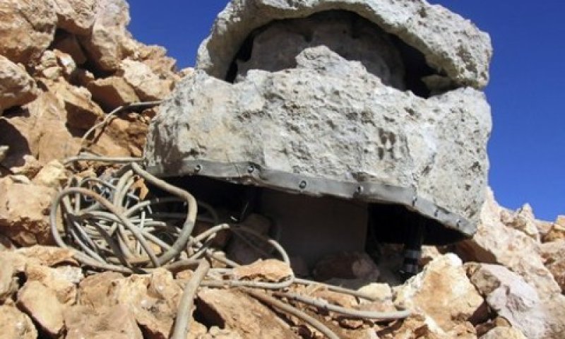 אחד ממתקני הריגול שנמצאו בלבנון [צילום: AP]