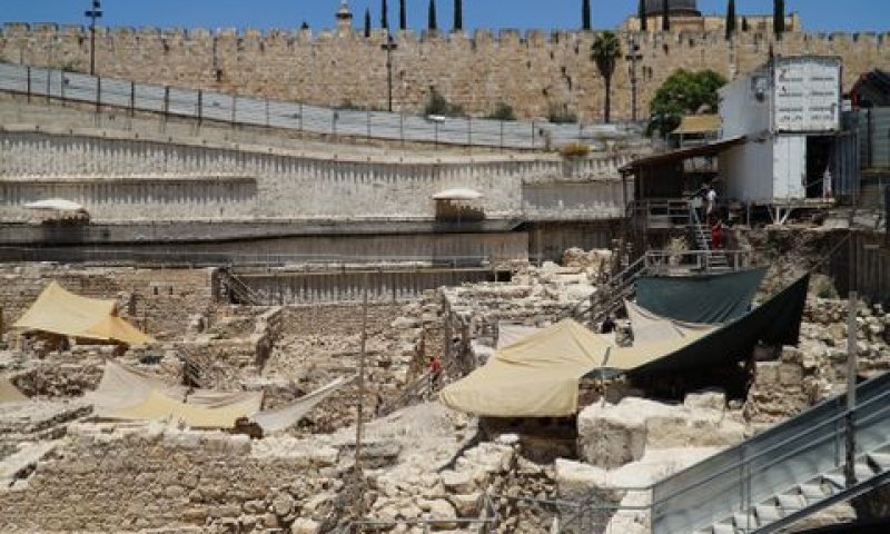 מראה כללי של חפירת חניון גבעתי בעיר דוד [צילום: רשות העתיקות]