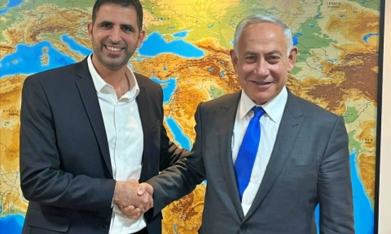ח"כ קרעי ונתניהו, הערב [צילום: דוברות הליכוד]
