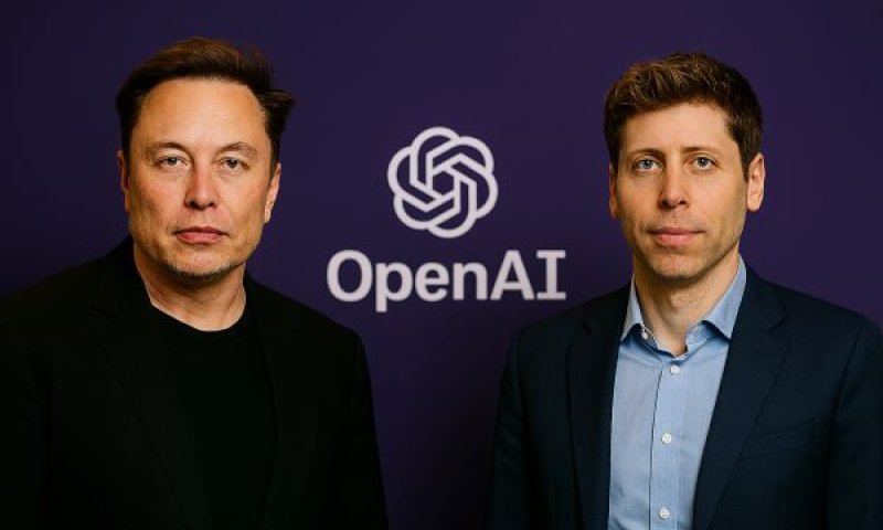 מאסק, אלטמן. למי תהא הבכורה על AI [צילום: עיבוד: AI]