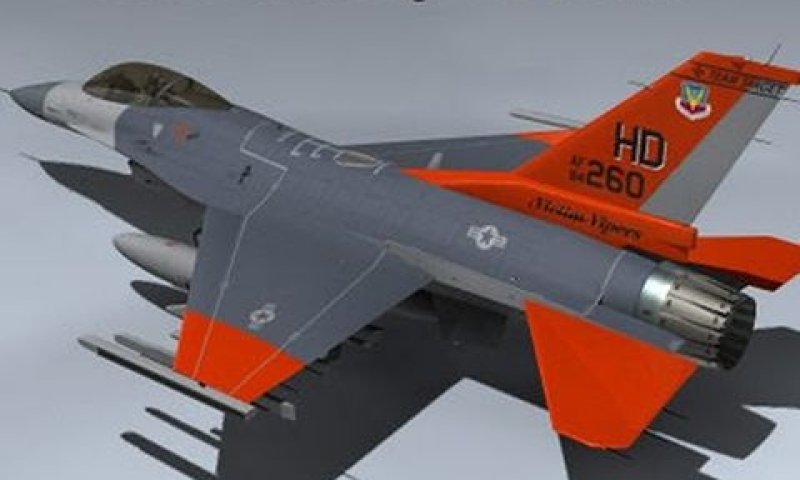אף-16 דרון [צילום: US Air Force]