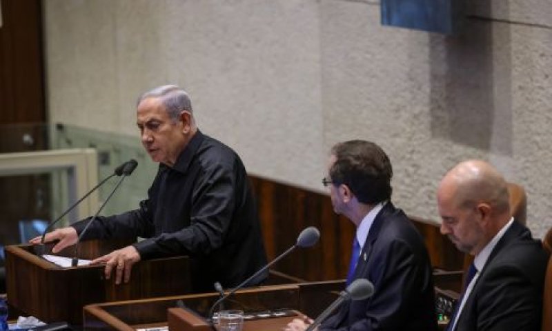 נתניהו. כגודל הזוועה כך גדולה הגבורה [צילום: נועם מושקוביץ/דוברות הכנסת]