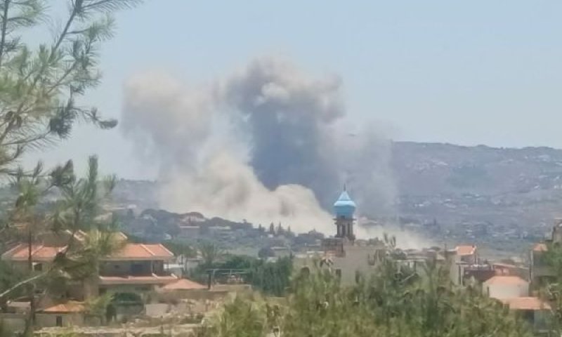 דרום לבנון. ההפצצות נמשכות