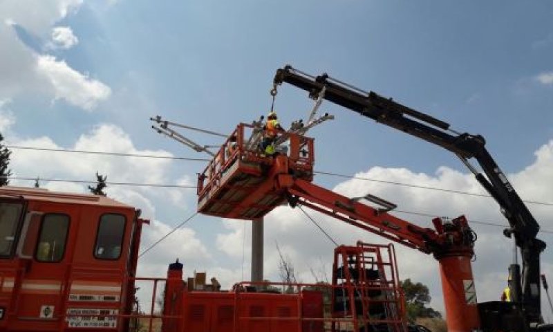 חשמול הרכבת [צילום: רכבת ישראל]