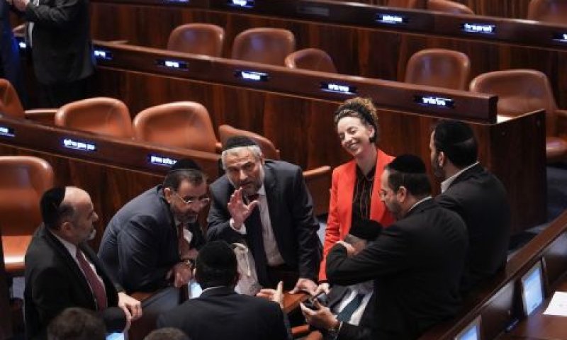 מליאת הכנסת הבוקר [צילום: דני שם-טוב/דוברות הכנסת]