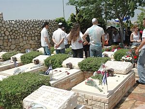 עצרת מרכזית למרגלות האנדרטה [צילום: עמרם כהן-יח"צ]