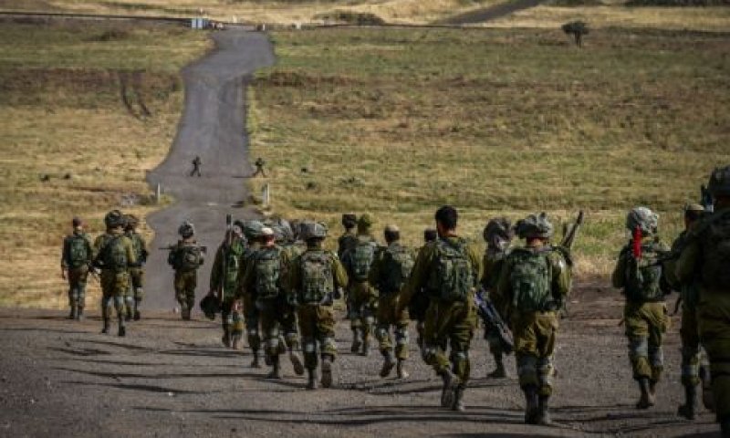 חיילים באימון ברמת הגולן [צילום: מיכאל גלעדי/פלאש 90]