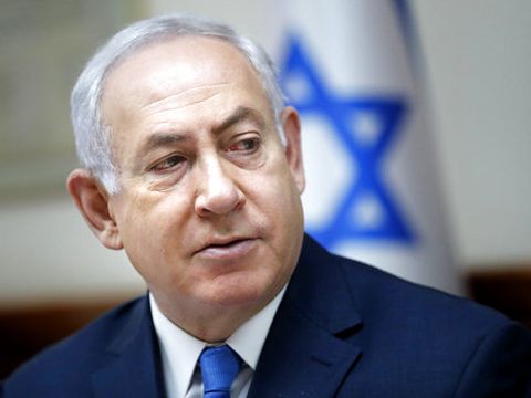 נתניהו. הגן על רעייתו [צילום: תומס קואקס/AP]