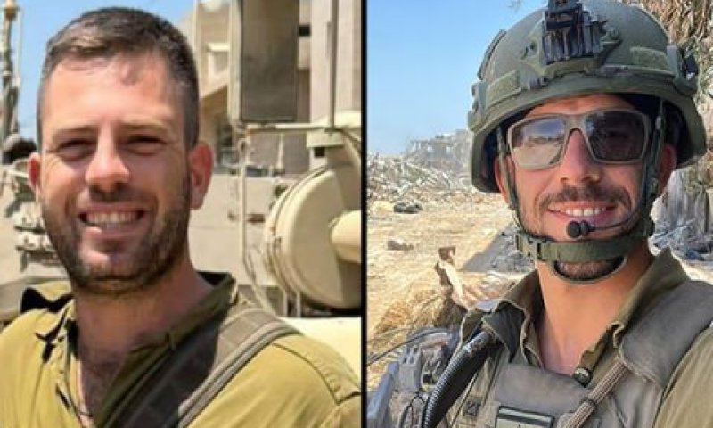אייל אבניאון ונדב אלחנן נולר [צילום: דובר צה"ל]