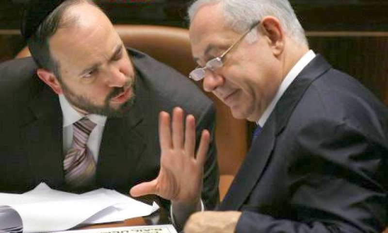 רה"מ נתניהו והשר אטיאס [צילום: פלאש 90]