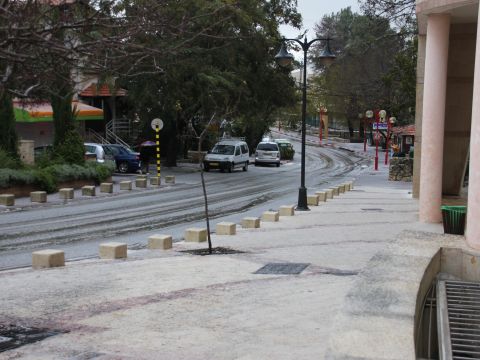 מעלות. השלג לא נערם [צילום: שלמה שרביט]