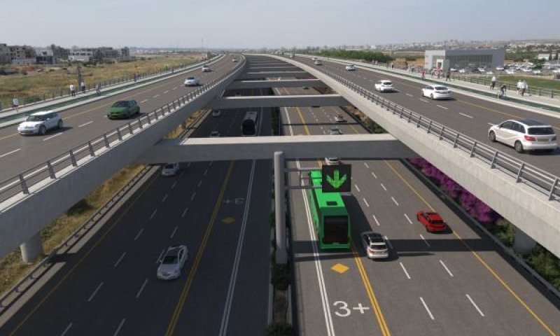 עולים קומה בכביש 6 [הדמיה: חוצה ישראל]